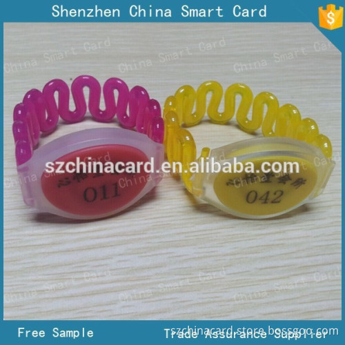 125KHz 13.56mhz UHF plastic medical Hospital patient ID Wristband